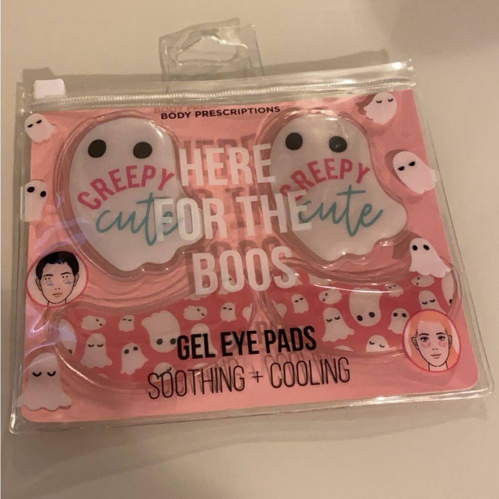 ghost gel eye pads 👻🖤